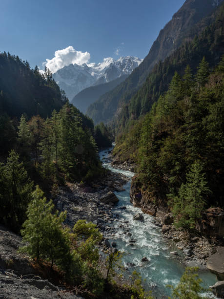 istock Turquoise River on Annapurna Circuit 1223841235