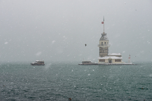 Marmara Sea in winter