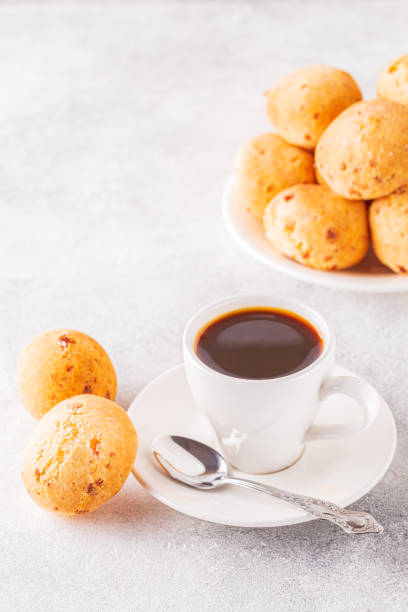istock Traditional Brazilian breakfast - cheese bread and coffee 1223845035