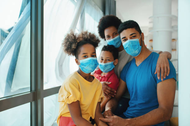 istock Family staying at home during coronavirus. 1223858066