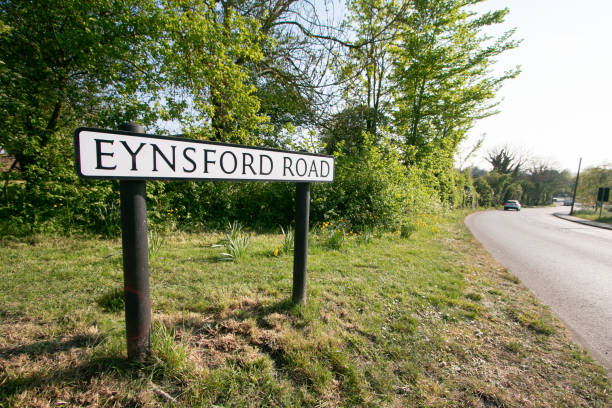 istock Eynsford Road in Farningham, England 1223869700