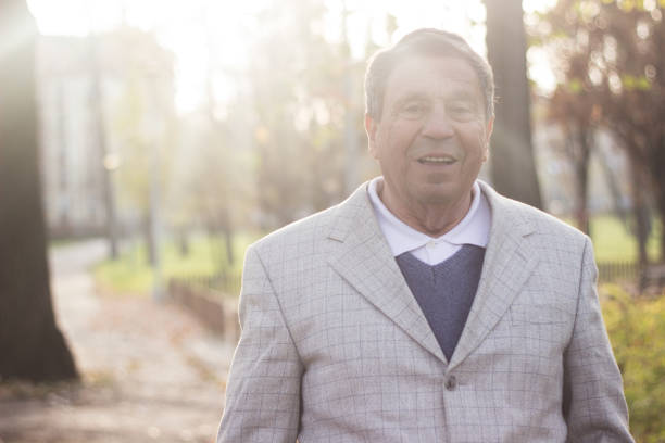 istock Portrait of senior man smiling 1223872300