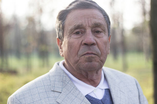 istock Portrait of senior man looking thoughtful 1223872448