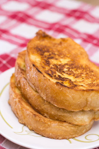 istock Fresh french toast bread on eggs 1223873957