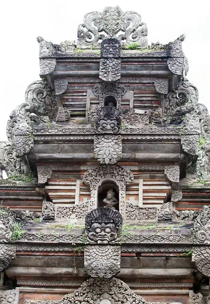 Photo of Stone Statues Of Ancient Deities on Palace Puri Saren Agung