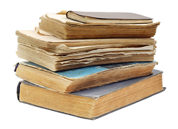 istock The old shabby  books 122387707