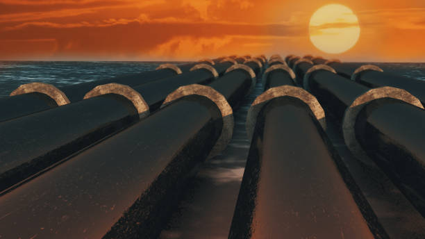 istock Oil pipes 1223877617
