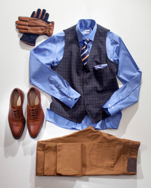 istock Quality stylish men's clothes and accessories. 1223879667