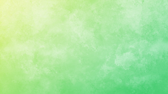 Hand-painted Abstract Watercolor Background - Pastel Green and Yellow - copy space