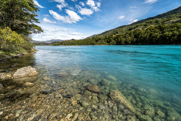 Baker river in the Chilean Patagonia, southern Chile