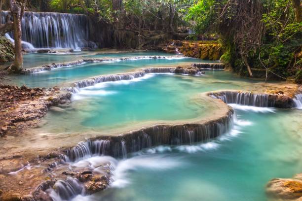 istock Kuang Si Waterfall near Luang Prabang, Laos 1223883941