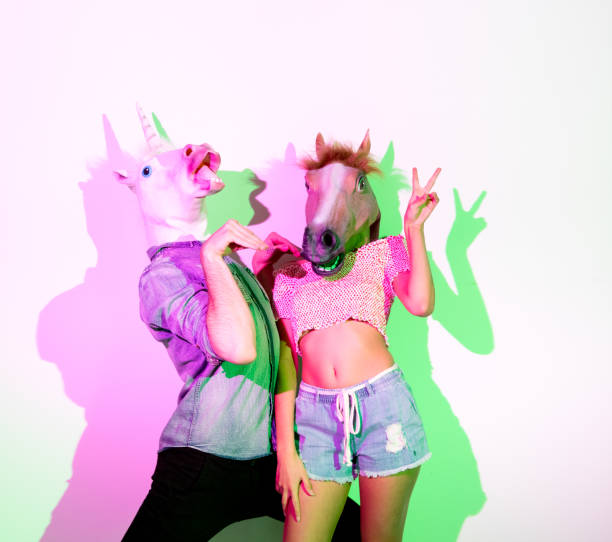 istock Young women hipster wearing costume 1223886707