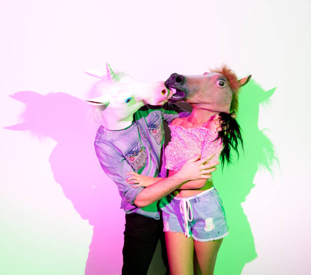 istock Young women hipster wearing costume 1223886755