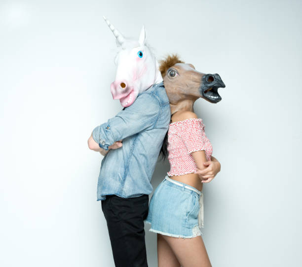 istock Young women hipster wearing costume 1223886788