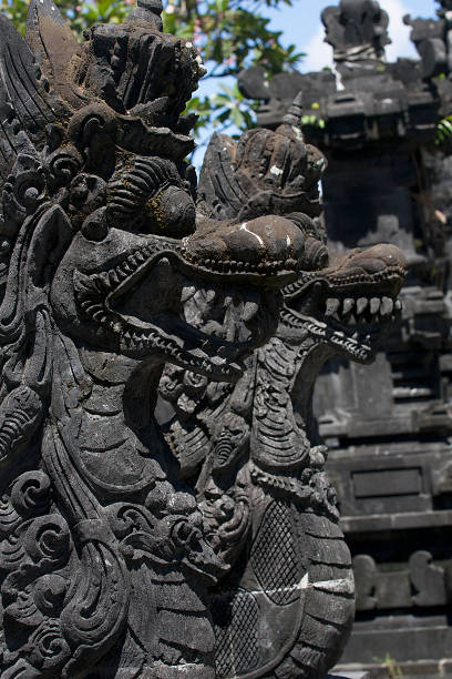 istock Stone Statue of Deity in Bali 1223886924