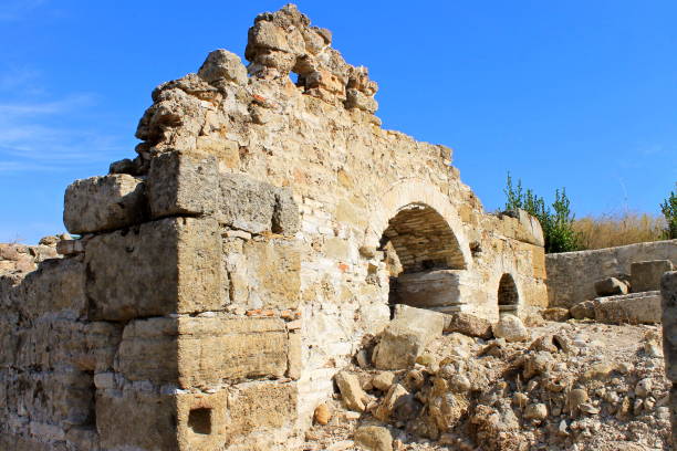 istock The famous architectural monuments of Side, Turkey 1223893296