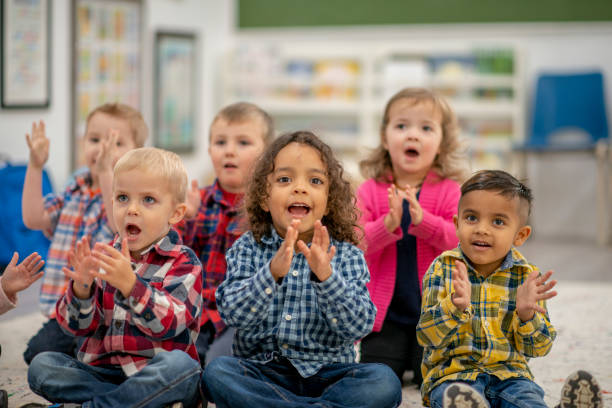 istock Daycare students in the classroom 1223897314