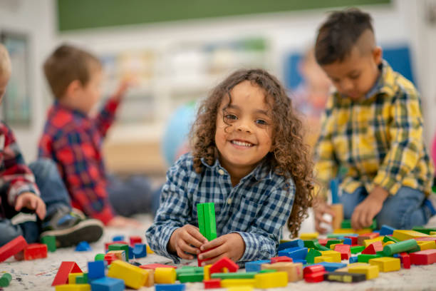 istock Daycare students in the classroom 1223897319