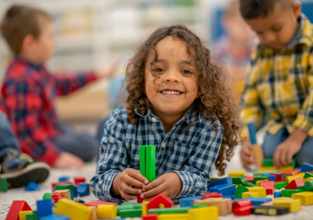 istock Daycare students in the classroom 1223897325