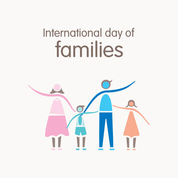 international day of families day international day of families day illustration vector design International Day of Families stock illustrations
