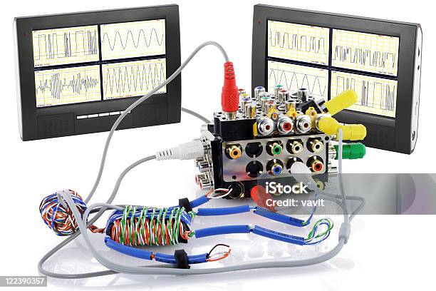 Polygraph Conceito De Banda Desenhada - Fotografias de stock e mais imagens de Detetor de Mentira