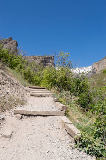 istock Dirt trail through the mountains 1223907358