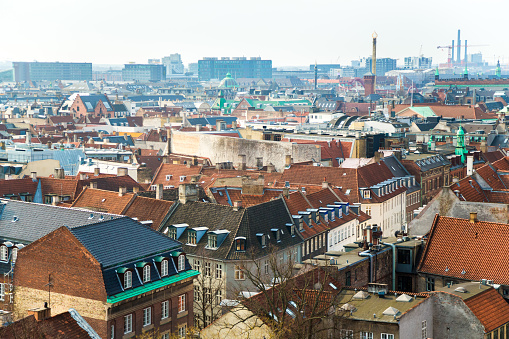 Aerial View over Copenhagen