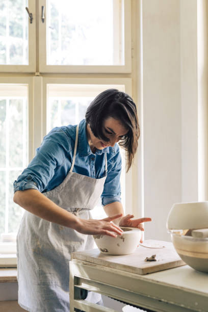 istock Woman Artisan Making Ceramics 1223915349