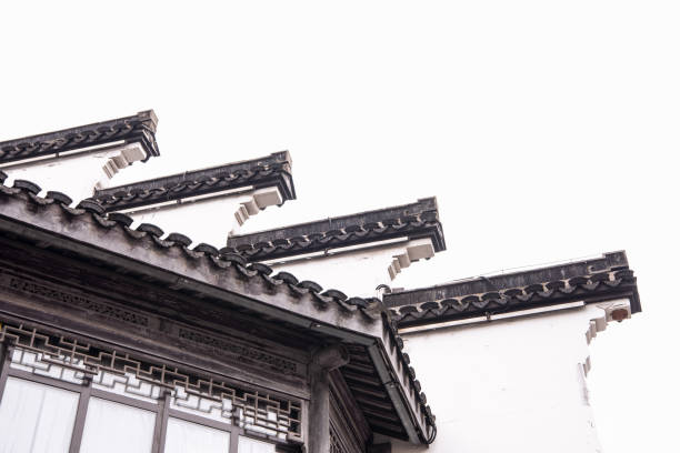 istock Horse head wall in ancient Chinese Architecture 1223919487