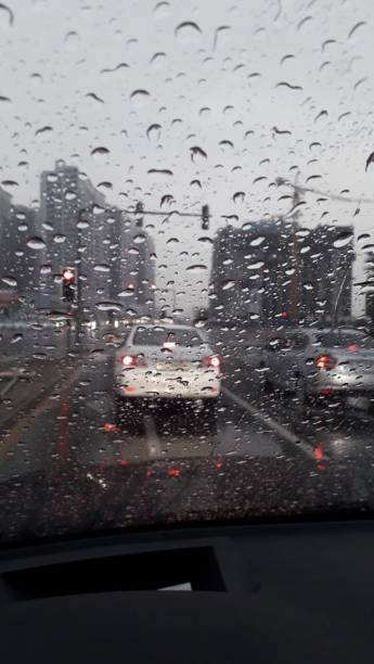 istock A rainy morning in Dubai land area, Dubai, UAE. 1223921229