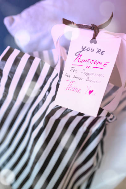 istock Thank-you-note comes with Bento take away order - Singapore 1223921282