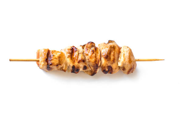 istock Grilled chicken skewers 1223923667