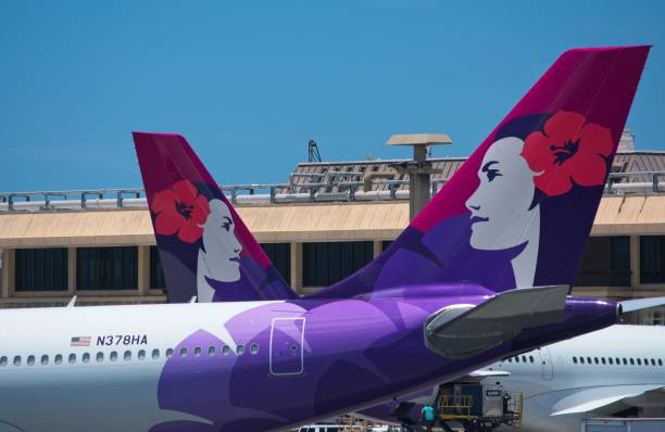 Hawaiian Airline stock photo