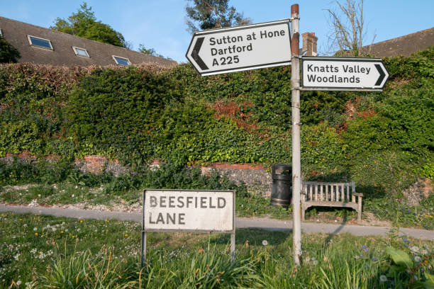 istock Beesfield Lane in Farningham, England 1223937464