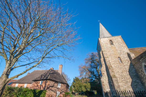 istock St Nicholas Church in Pluckley, Kent 1223938369