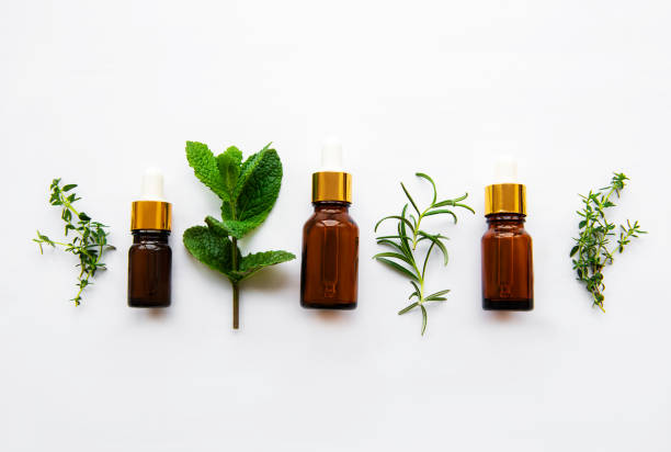 istock Aroma oil with herbs 1223939229
