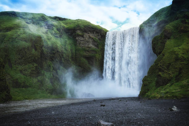 istock Waterfalls in Iceland 1223941786