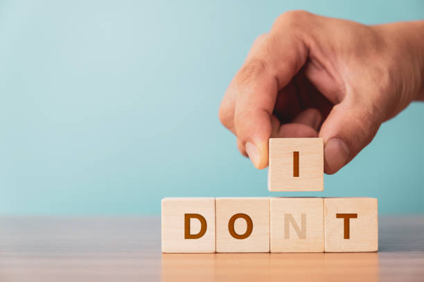 istock The word don't change to do it. 1223944632