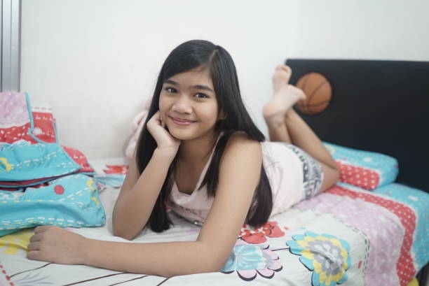 istock Indonesian Girl Relaxing at Home. 1223945667