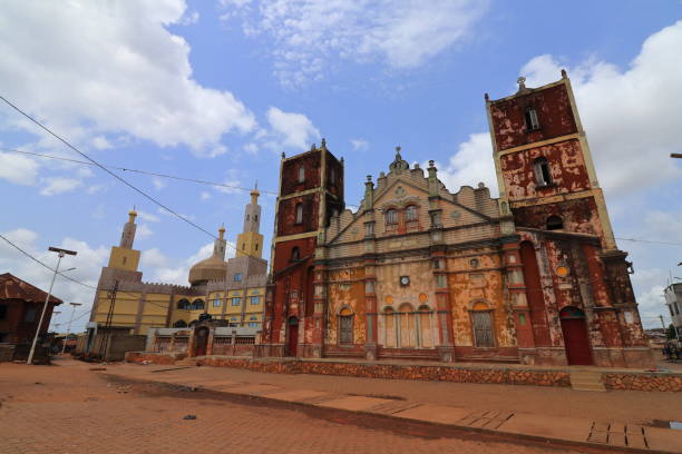 Porto Novo mosque Porto Novo mosque in Benin benin stock pictures, royalty-free photos & images