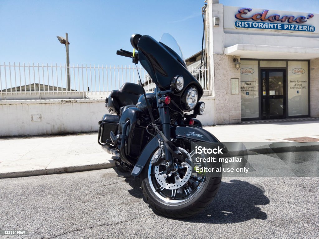 Hình Ảnh Phía Trước Mô Hình Xe Máy Đường Đẹp Harley Davidson ...