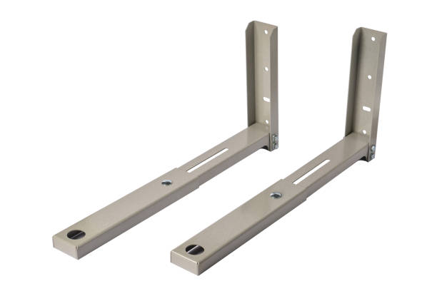 istock White bracket for TV on a white background isolation 1223950664