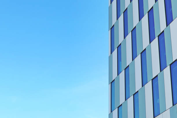istock Architecture background. Steel and sky skyscraper 1223955385