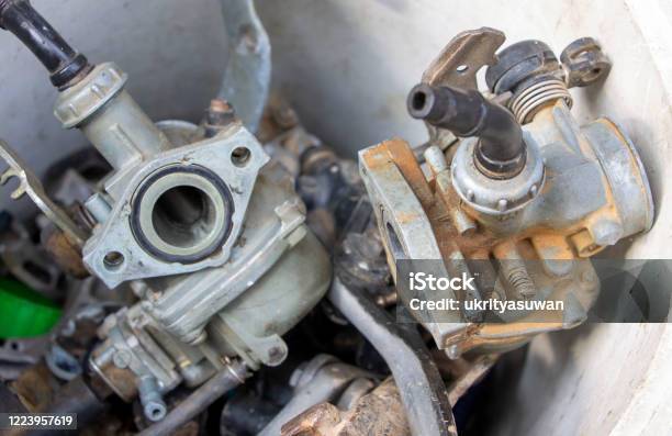 Carburators Stock Photo - Download Image Now - Carburetor, Engine, Machinery