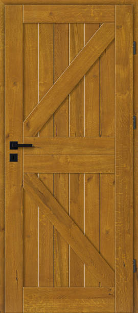 istock Wooden interior doors 1223957834