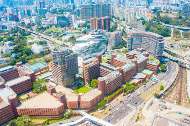 istock Drone view of The Hong Kong Polytechnic University, (Poly U) 1223963139
