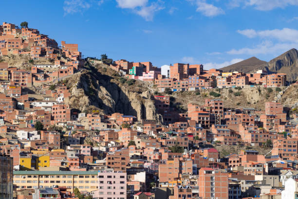 istock Panoramic view of La Paz, in Bolivia. 1223965760