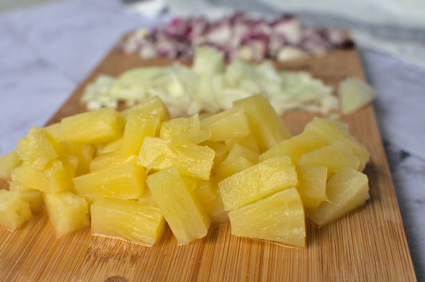 istock Ingredients to prepare pineapple chutheny 1223966142