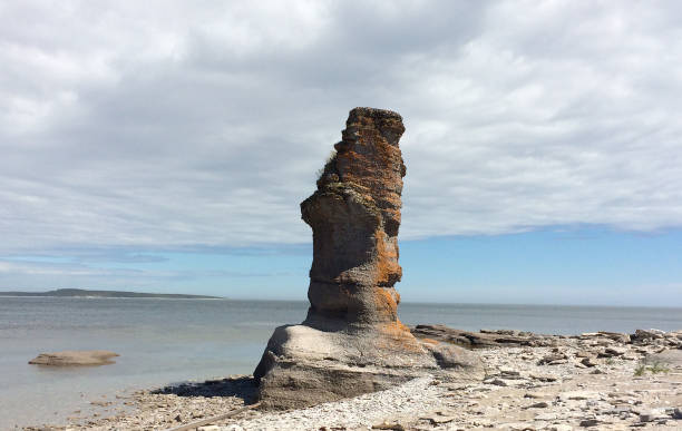 istock Lonely monolith in Illes Mingan 1223969311
