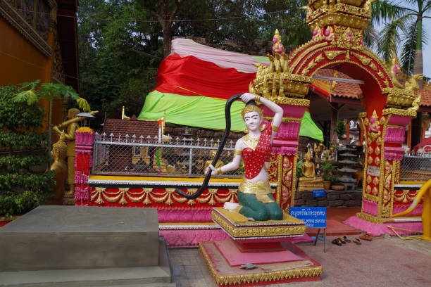 istock Buddhist temple in Vientiane 1223972556